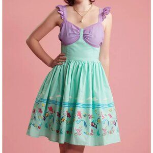 Her Universe Disney The Little Mermaid Ariel Dress Hot Topic Size Small HTF